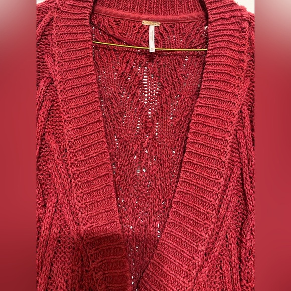 - Free People Montana Cable Knit Cardig size XS - Picture 4 of 8